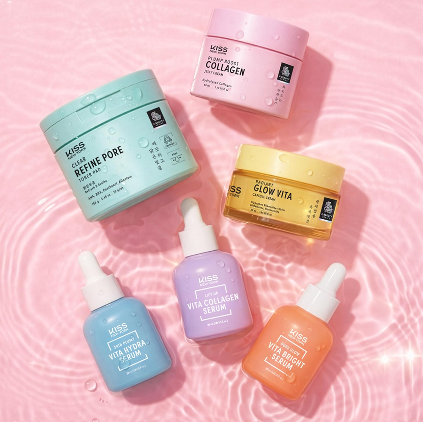 Kiss New York Is Dropping a 25-Piece K-Beauty Skincare Line